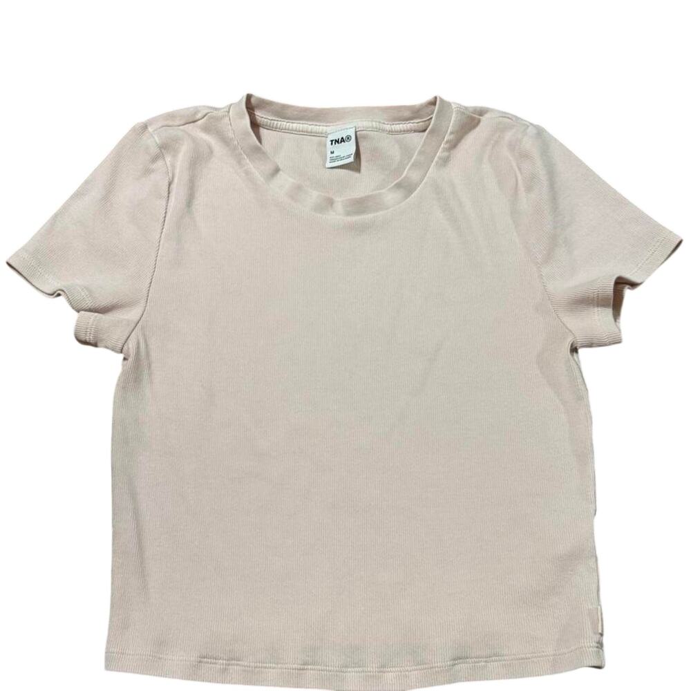 Aritzia tna ribbed crop top